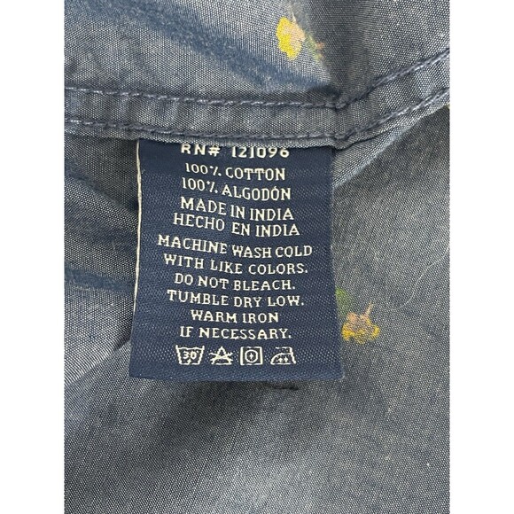 Charleston Threads Dancing Hula Girl Cotton Button Short Sleeve Shirt Sz 2XL - Picture 8 of 8